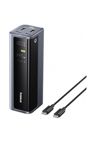 Baseus Baterie Externa EnerGeek GP12, 20800mAh, 145W, QC + PD, 2 x USB-A - 2 ...