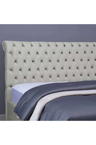 PAN HOME AURORA HEADBOARD VELVET WHITE L-180 : H-125 CM