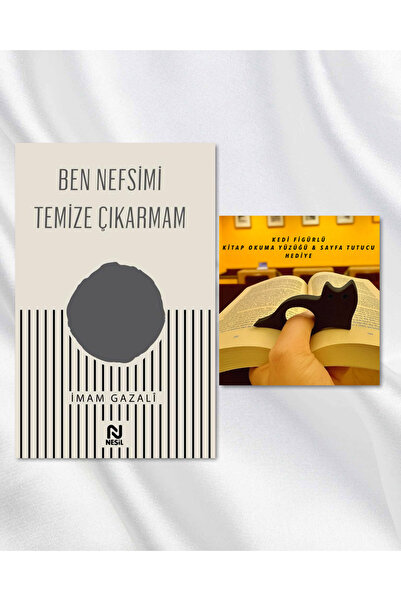 Nesil Yayınları BEN NEFSİMİ TEMİZE ÇIKARMAM / KEDİ FİGÜRLÜ KİTAP OKUMA YÜZÜĞÜ...