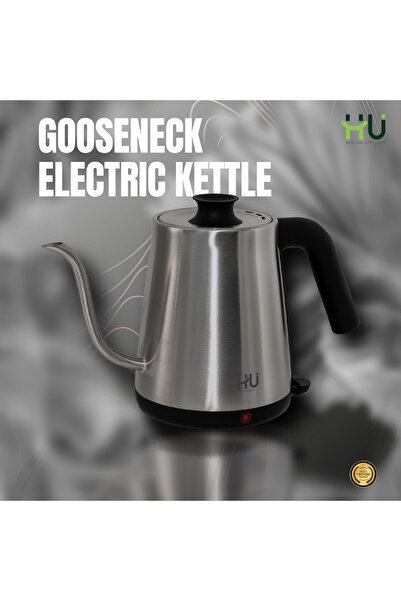 HU HAPPY USER Gooseneck Stainless Steel Electric Kettle 0.8L