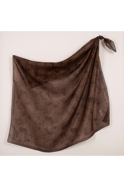 PİRAMİT Kehribar Eşarp | Batik Desen