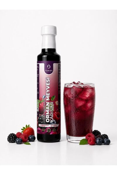Makren Orman Meyvesi Karışımı 250ml Koruyucu Ve Renklendirici İçermez