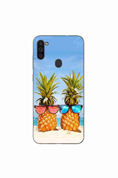 OEM Husa compatibila cu Samsung Galaxy A11 Silicon Gel Tpu Model Beach Pinnea...