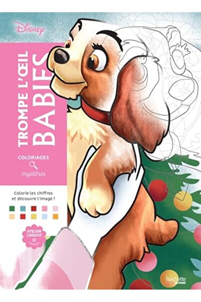 Hachette COLORIAGES MYSTERES DISNEY - TROMPE L'OEIL الأطفال