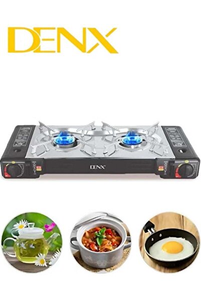 Denx Portable Single Gas Stove, 2200 Watts, Suitable for Indoor and Outdoor C...