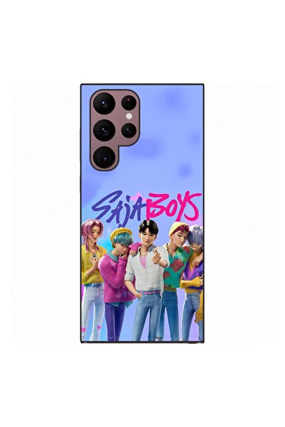 OEM Husa compatibila cu Samsung Galaxy S22 Ultra Silicon Gel Tpu Model KPop D...