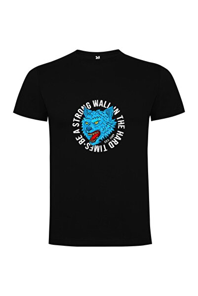 iLovePrints Alpha Wolf Strong Line Tshirt