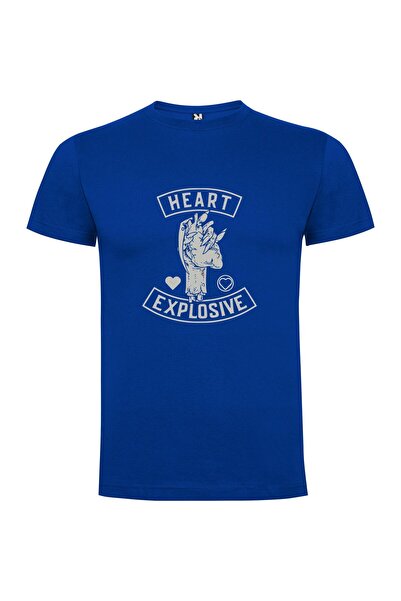 iLovePrints Flaming Heart Explosion Tshirt