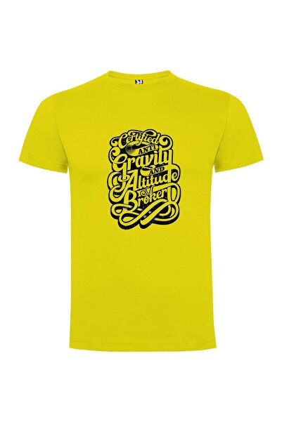 iLovePrints Vintage Certified Altitude Typography Tshirt