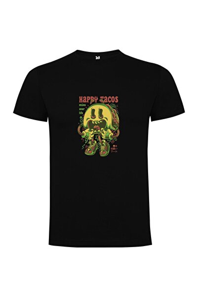 iLovePrints Happy Taco Mascot Tshirt