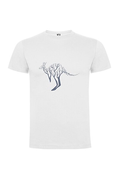 iLovePrints Kangaroo Tree Fractal Tshirt