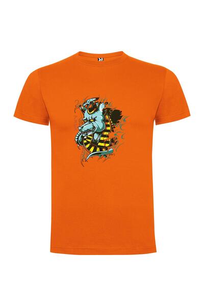 iLovePrints Dragon Anubis Tattoo Illustration Tshirt