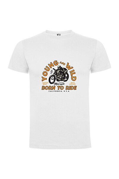 iLovePrints Vintage Motorcycle Mania Tshirt