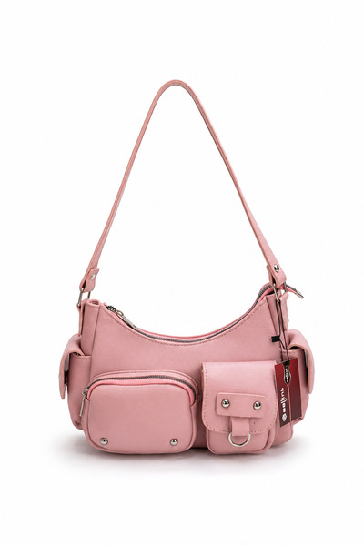 Sellini Multi-Pocket Katy Women's Shoulder Bag Powder