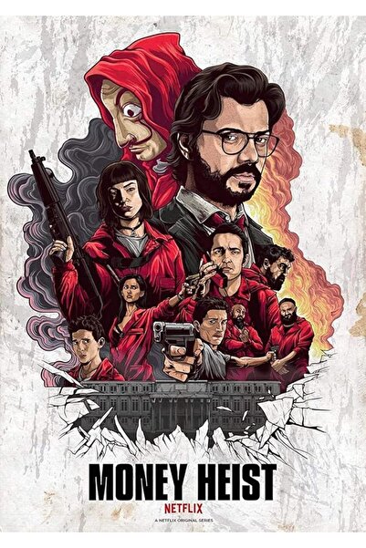 ESSESORIES India Prixtar Money Heist Netflix TV Show Movie Poster Wall Art Ro...