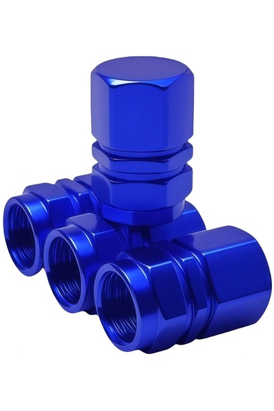 ZeuZ Aluminum Hexagonal Valve Cover 4-Piece Valve Cover 4 Pieces
