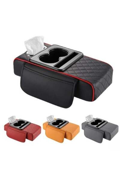 OEM Cotieră auto universală 34x19x7.5cm, Organizator multifuncțional cu 2 sup...