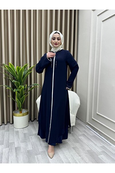 azeldembutik Hazal Kapşonlu Umrelik Ferace