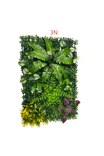 Choice5 ألواح جدارية خضراء اصطناعية 3N، ديكور عشب الغابة الاصطناعي للمنزل وال...