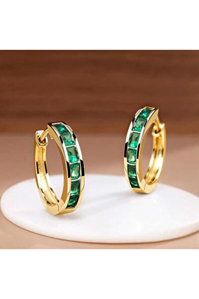 Choice10 E6098 Huitan Classic Design Women Hoop Earrings Full with Princess S...