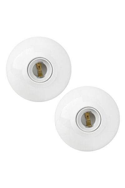 choice2 E27 C3303.PL-2pcs DIY E27 LED Light Bulb Holder Round Socket Base，850...