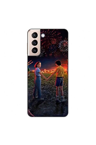 OEM Θήκη συμβατή με Samsung Galaxy S21 FE Σιλικόνης Gel TPU με σχέδιο Strange...