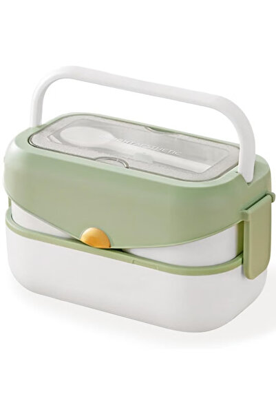 GGEROU Lunch Box for kids,800ml Plastic Leak-proof Lunch Box,3 Grids Food Con...