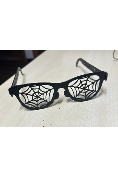 Kanem3D Halloween Spider Web Party Glasses