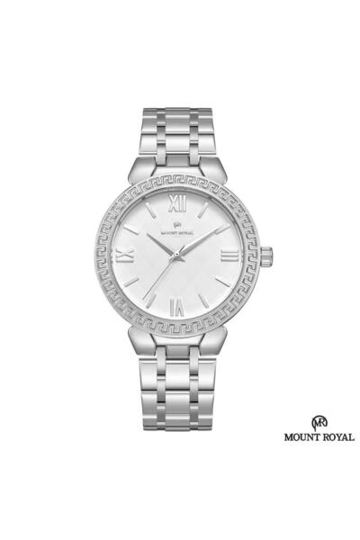 MOUNT ROYAL Mont Royal Men's Watch Steel Collection Silver Color White Dial