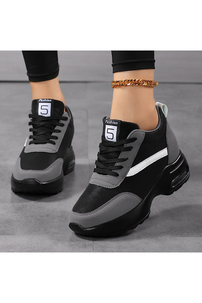 SOSENFER Women Chunky Sneakers Thick Sole Casual Sport Shoes Lightweight Brea...