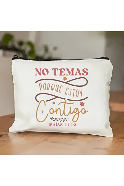 Choice A A Inspiration Spanish Bible makeup bag- multifunctional zipper pouch...