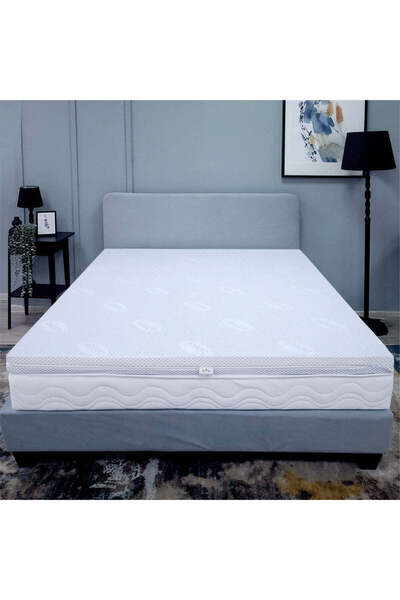 BEST SLEEP Topper Saltea Silver Care, înălțime 8cm, dimensiune 120x190cm, cu ...