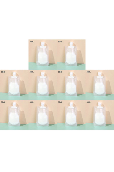 Choice7 10pcs 50ml 2-10Pcs Shampoo Makeup Fluid Sub Bottle Packaging Bottle P...