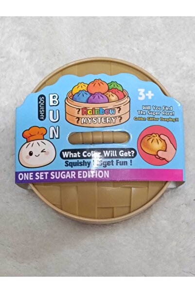 bubiee baby Çin Mantısı Squishy Oyuncak Sürpriz Renkli Bun Mystery Edition Yumuşak Stres Oyuncağı 3+ Yaş