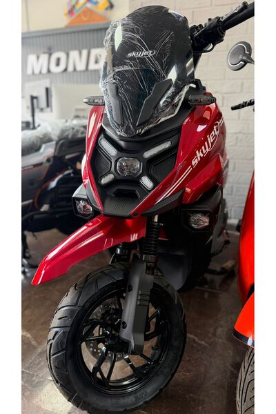 Skyjet LUCKIN İKİ TEKERLEKLİ ELEKTRİKLİ MOPED KIRMIZI