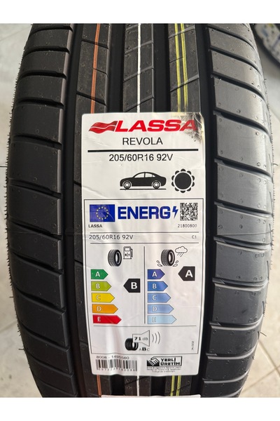 Lassa / 205/60R16 (REVOLA) (1 ADET FİYATIDIR. EN AZ 2 ADET VERİLMEKTEDİR) YAZ...