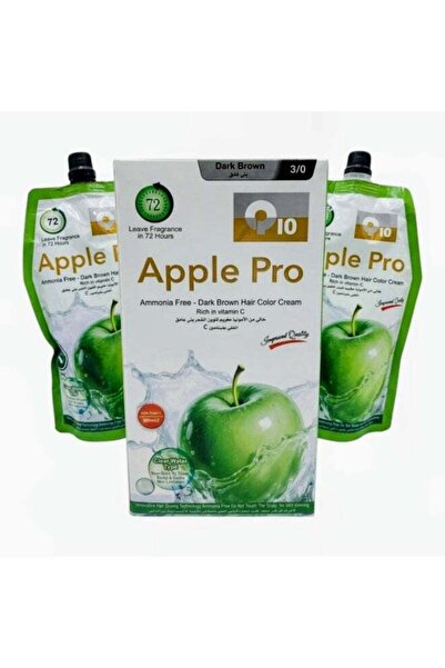 AUROMA Apple Hair Color Cream Advanced Formula Full Coverage White Hair Dye C...