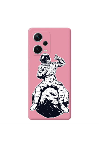 Other Xiaomi Poco X5 ice cream in space Pink Colored Silicone TPU Θήκη