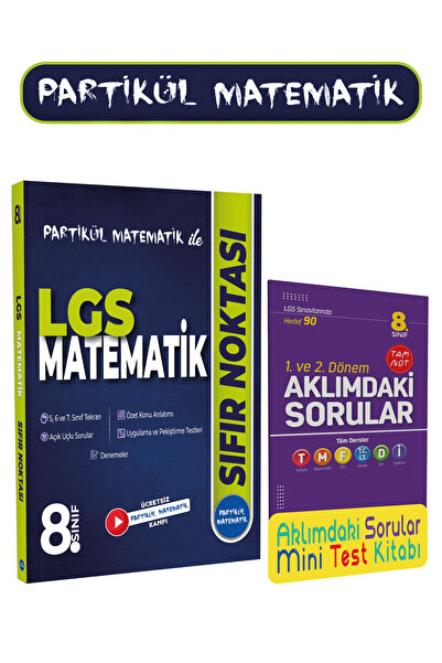 Partikül Matematik ile 8. Sınıf LGS Matematik Sıfır Noktası Yeni Baskı Melih ...