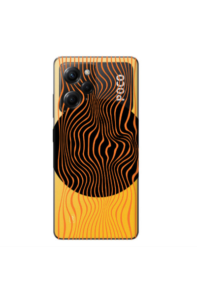 Other Xiaomi Poco X5 Pro Trapezoidal lines Transparent Silicone TPU Θήκη