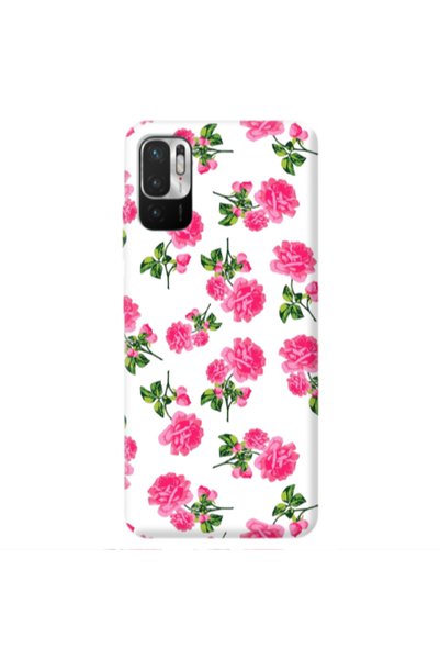 Other Xiaomi Redmi Note 10 Pro 5G Roses White Transparent Silicone TPU Θήκη