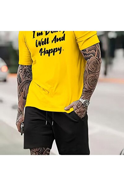 ZEMLİYA Sara Unisex Oversize Shorts Set Short Sleeve T-Shirt Comfortable Fit ...