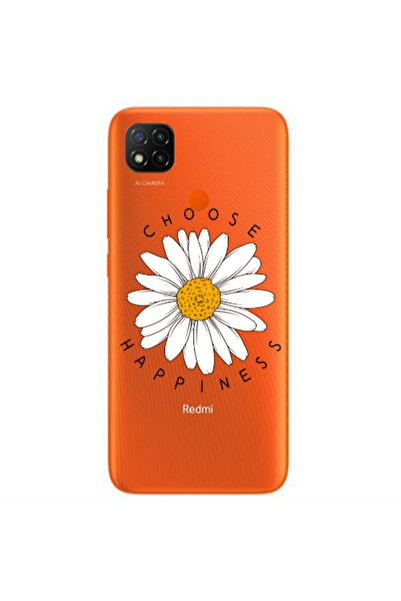 Other Xiaomi Redmi 9c Chose Happines Transparent Silicone TPU Θήκη