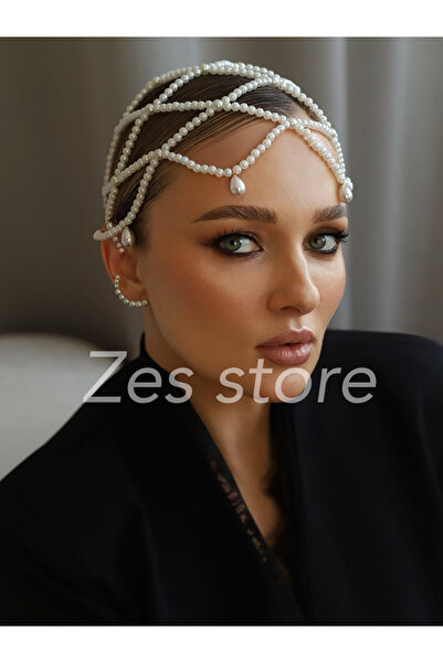 Zes Store hayalinizdeki ürün burada Pearl Hair Accessory, Elegant Bridal Acce...