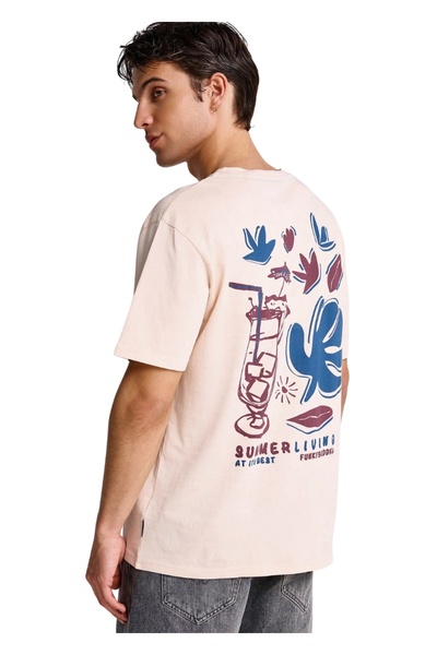 Funky Buddha T-Shirt FBM013-088-04 – Rose Water