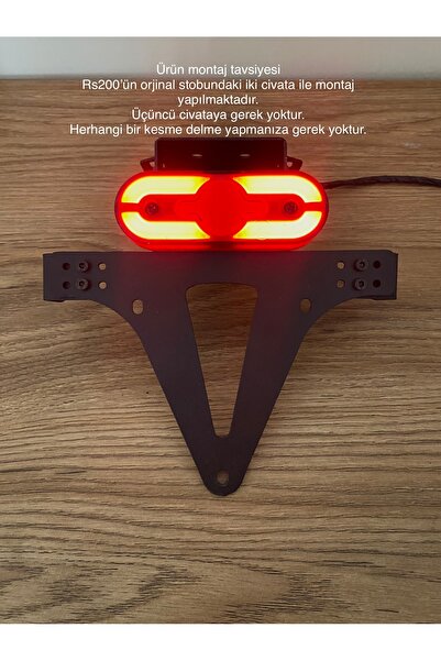 Genel Markalar Rs200 stop lambası(plakalık katlanır)