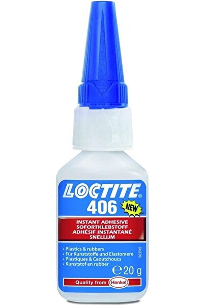 LOCTİTE Rubber and Plastic Fast Adhesive 406 (20 grams)