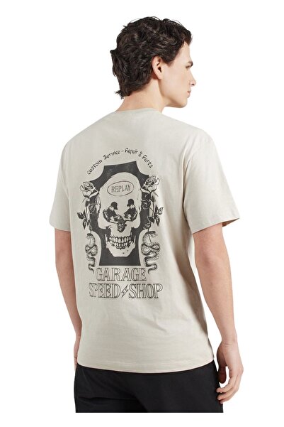 Replay T-Shirt M3348.000.2660.858 - Bone