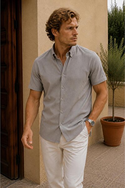 ALEXANDERGARDI Ribbed 100% Cotton Short Sleeve T-Shirt