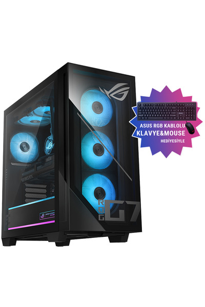 ASUS ROG G700TF Ultra 7 265KF 32GB DDR5 1TB SSD 1000W 80+ Gold PSU W11 Masaüs...